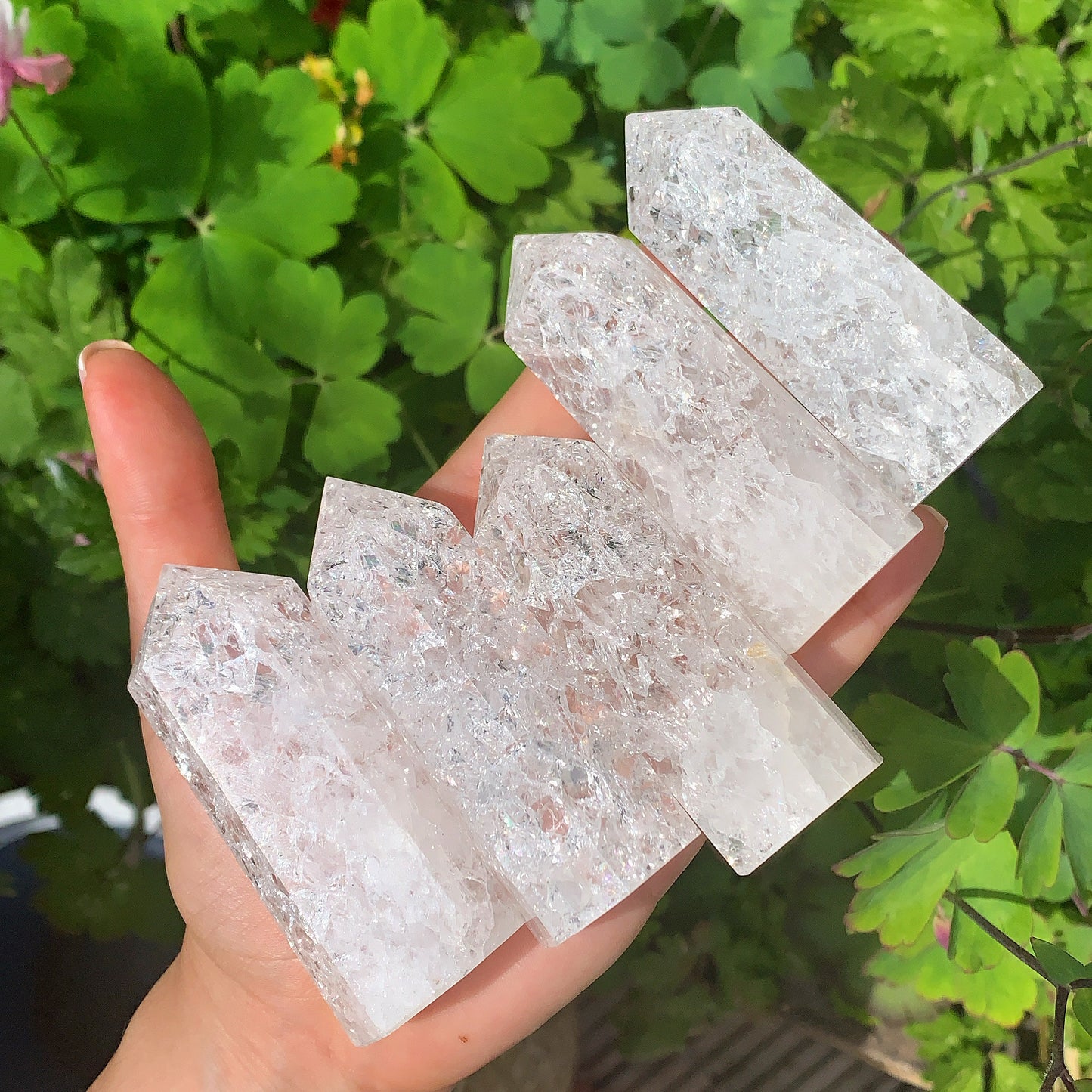 Crackle Quartz Point