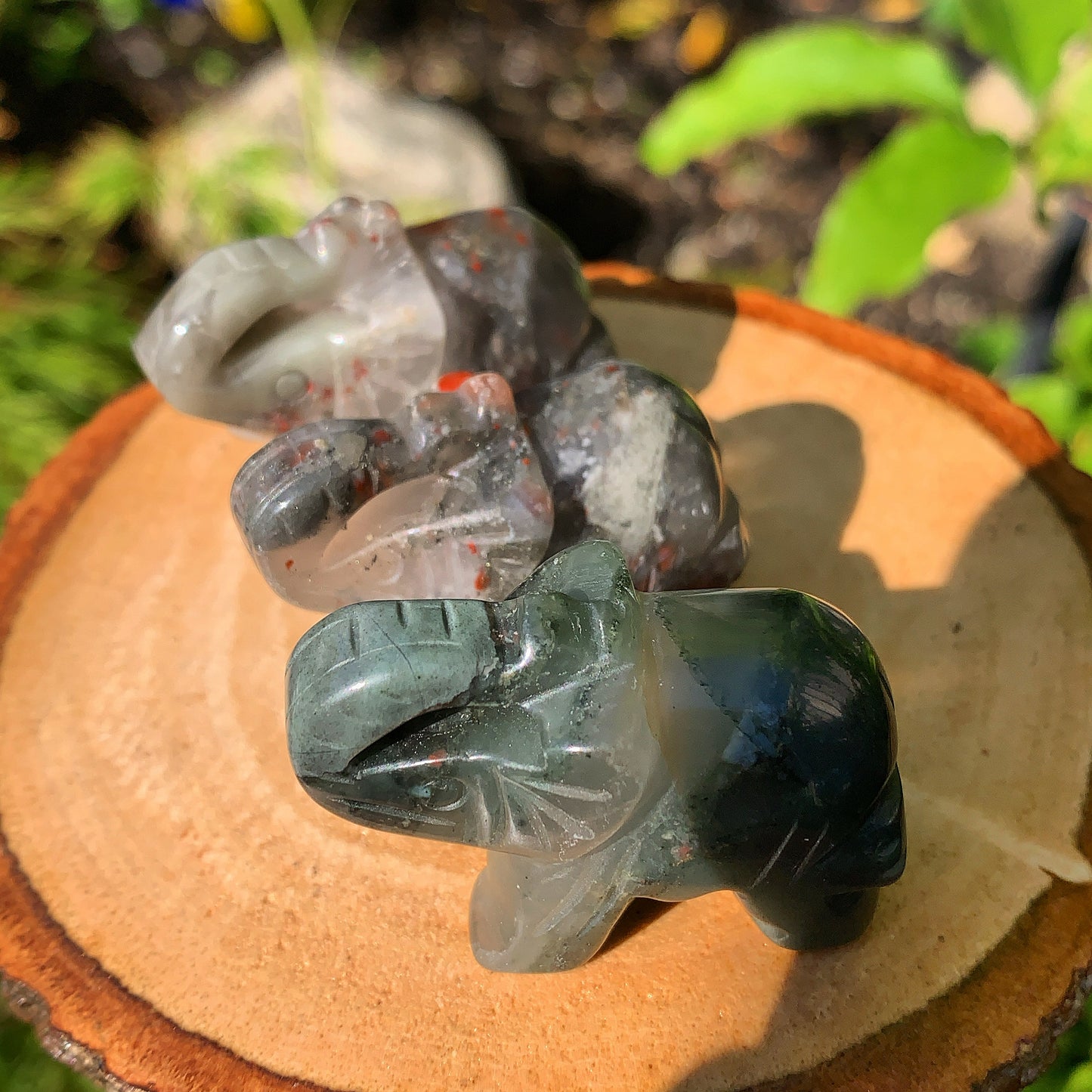 Blood Jasper Elephant