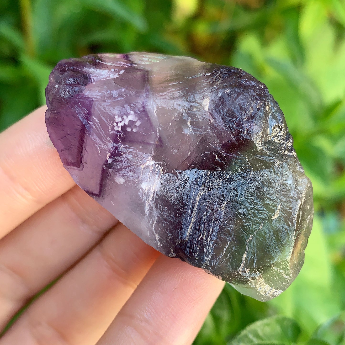 Rainbow Fluorite Rough Crystal