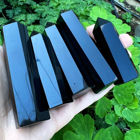 Obsidian Crystal Point