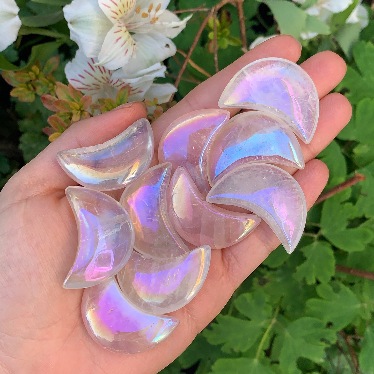 Aura Quartz Moon