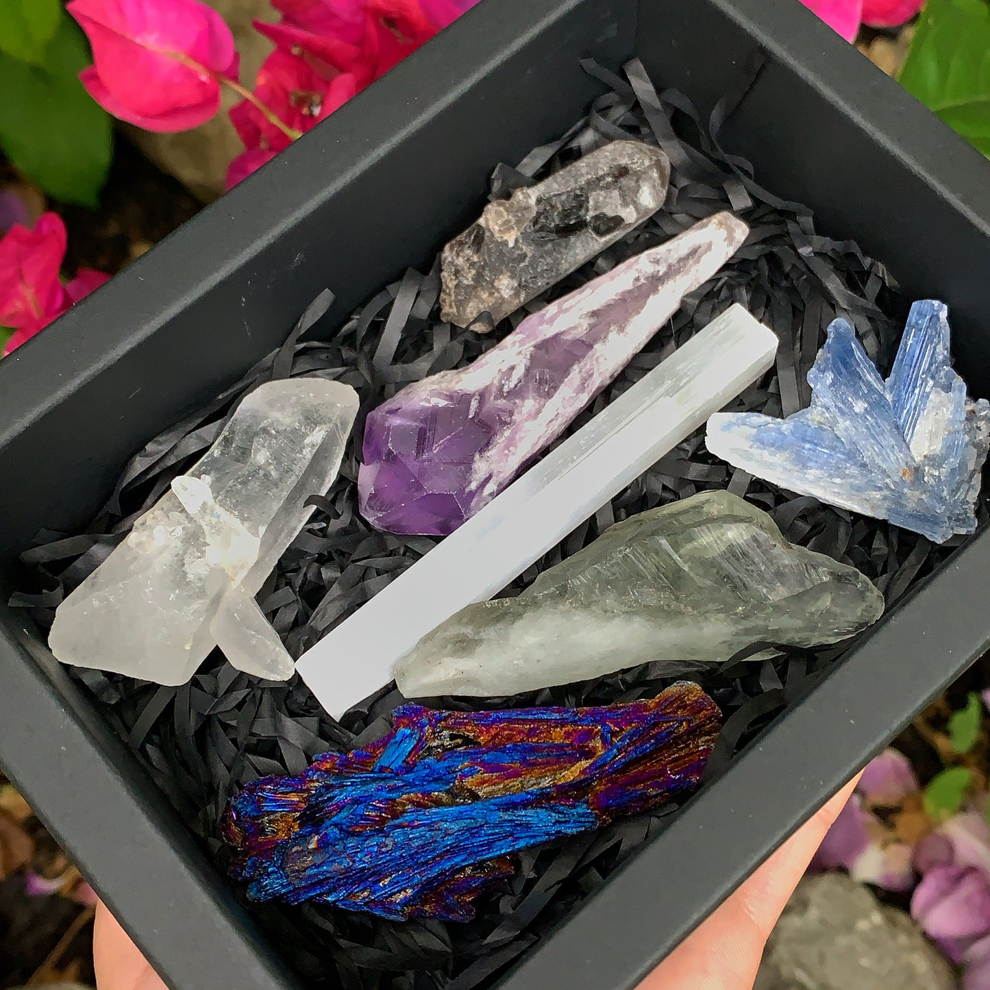 Raw Calming Crystal Healing Box