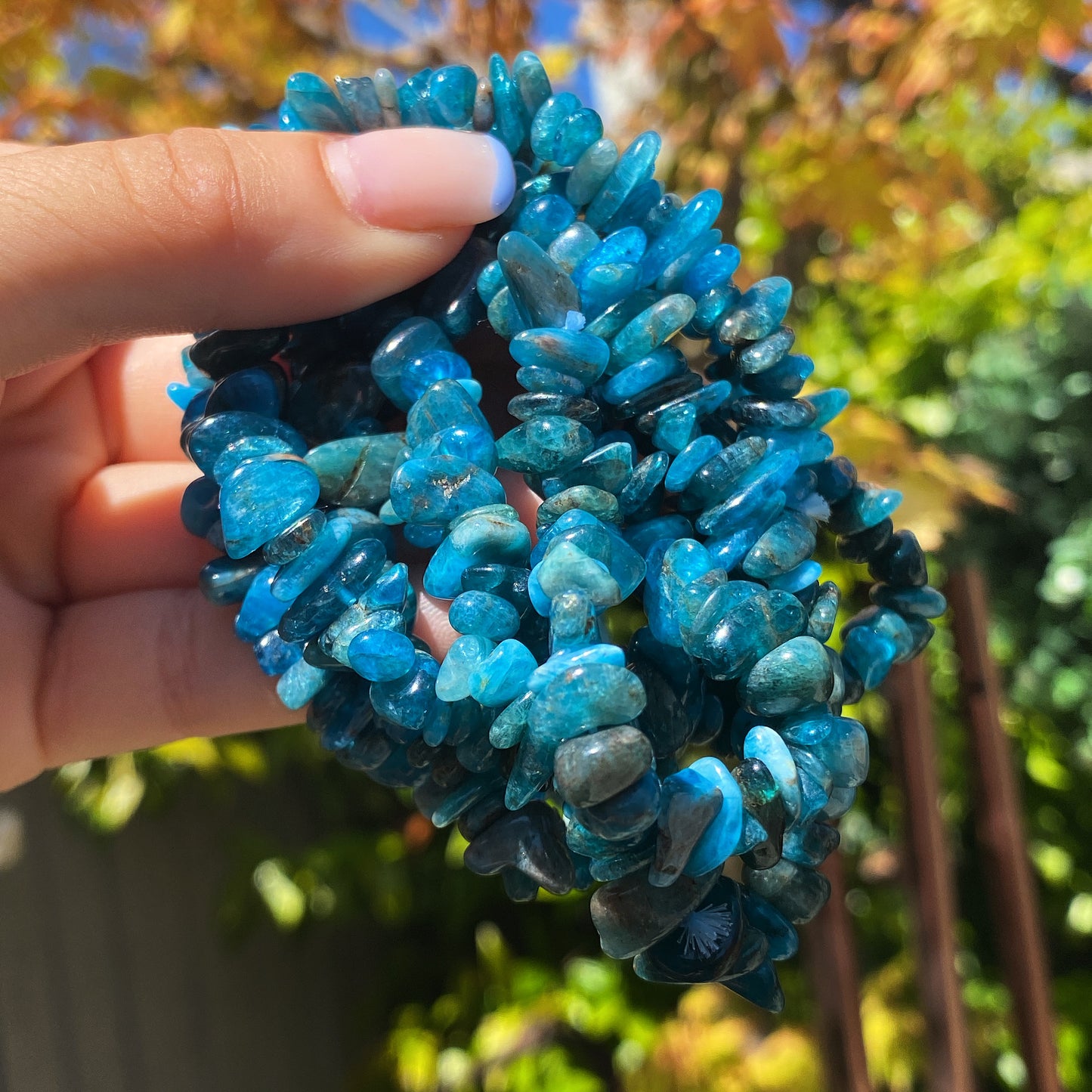 Apatite Crystal Bracelet