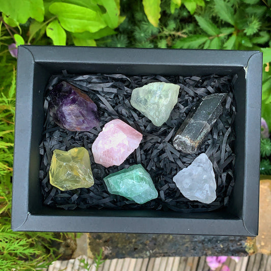 Raw Crystal Gift Box Set
