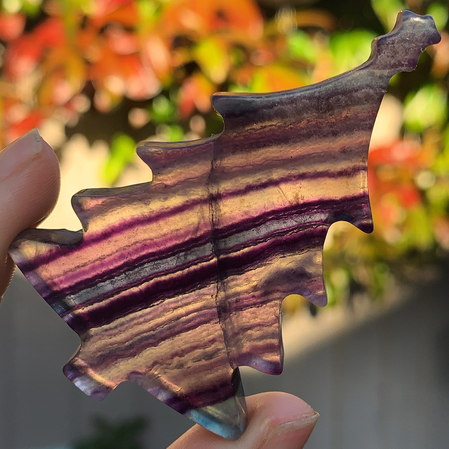 Rainbow Fluorite Christmas Trees