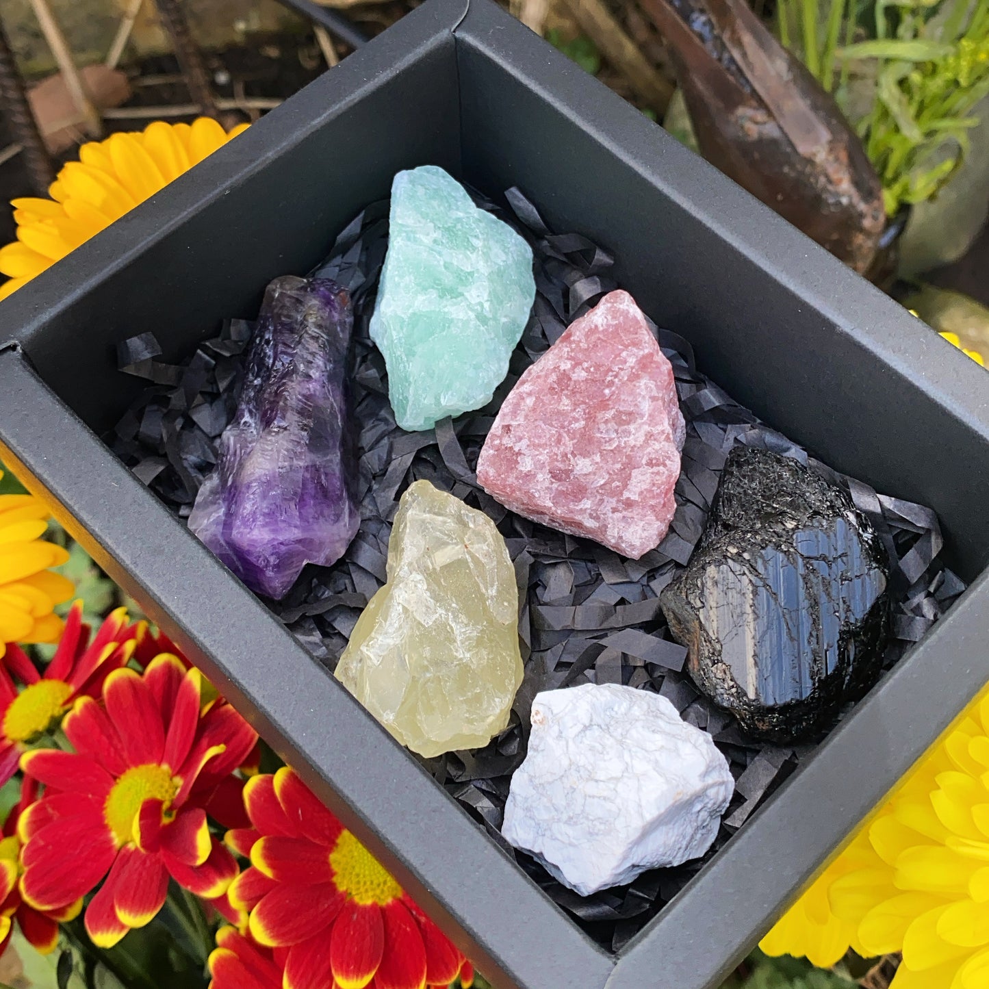 Raw Chunks Crystal Gift Box Set