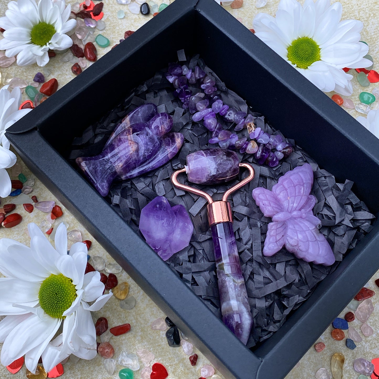 Pure Purple Crystal Gift Box Set