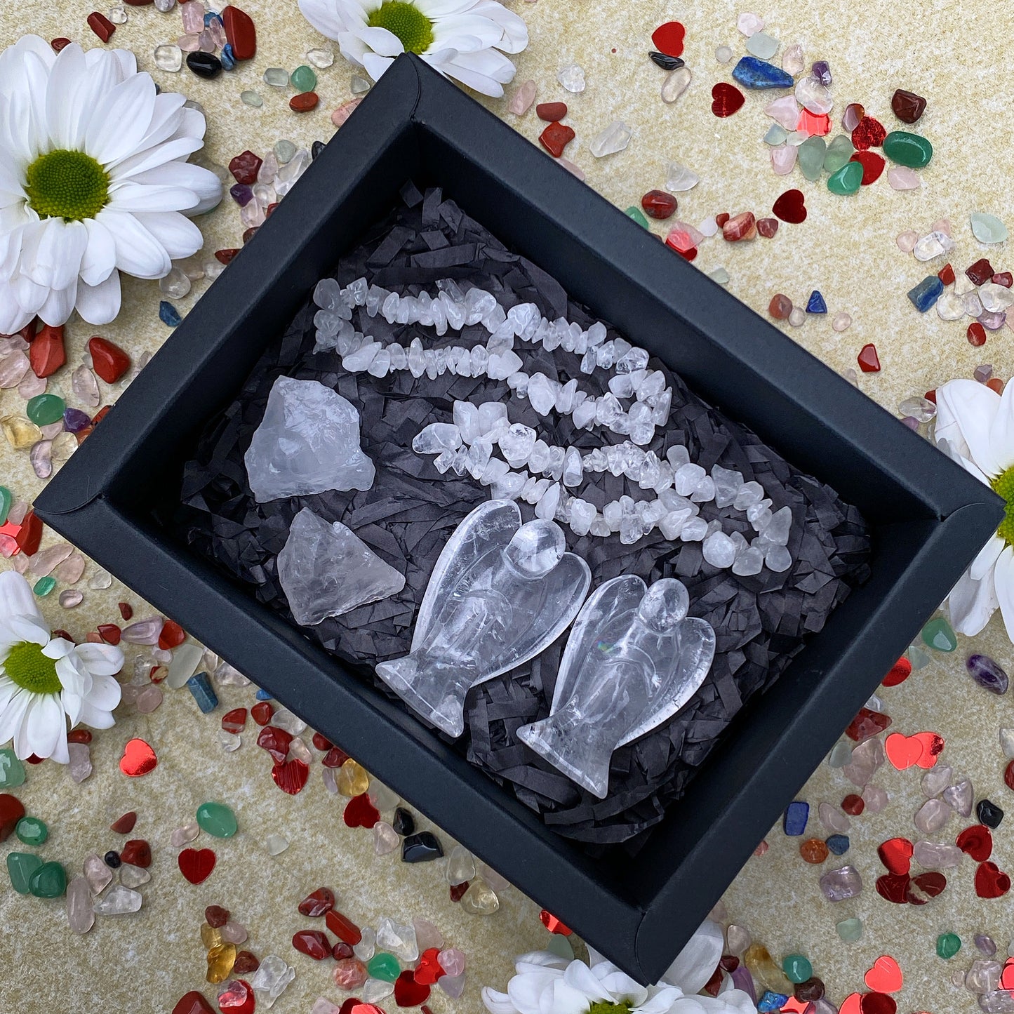 Best Friends Matching Crystal Gift Box