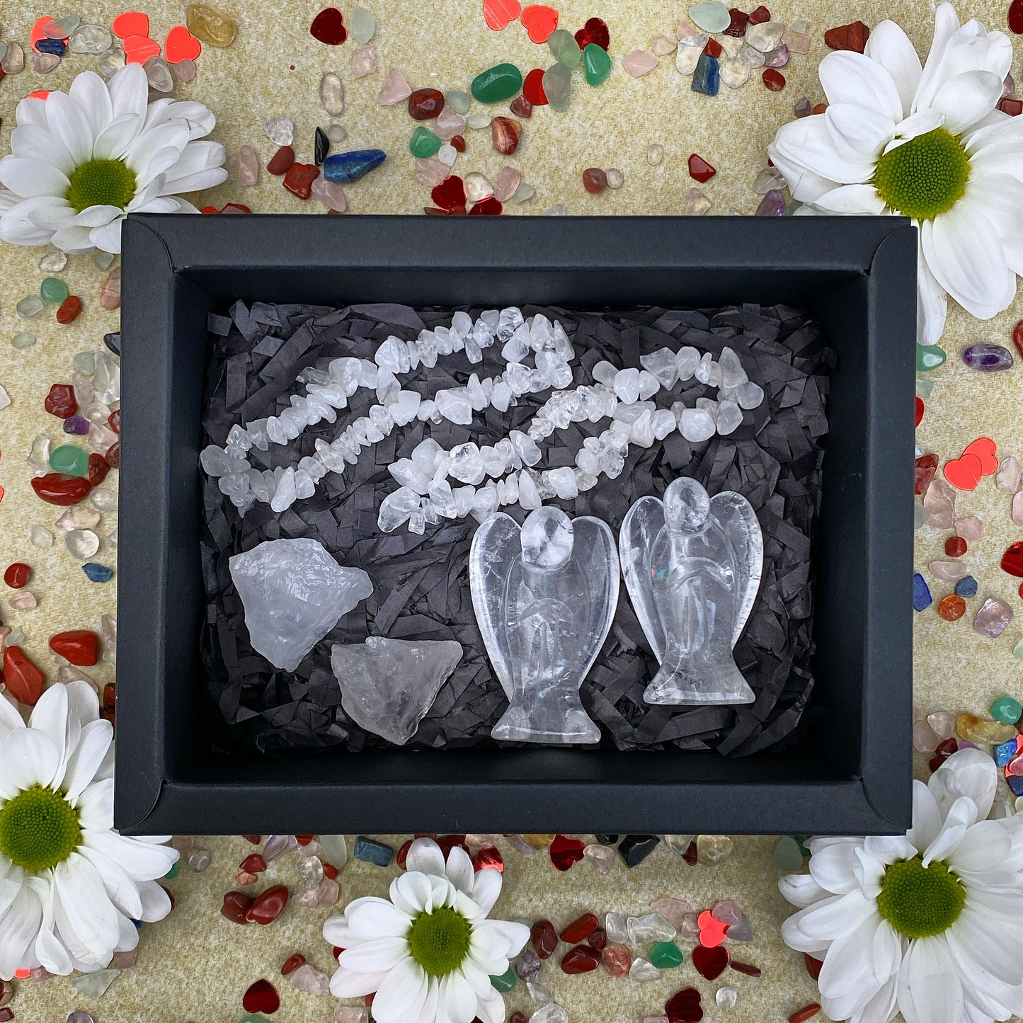 Best Friends Matching Crystal Gift Box