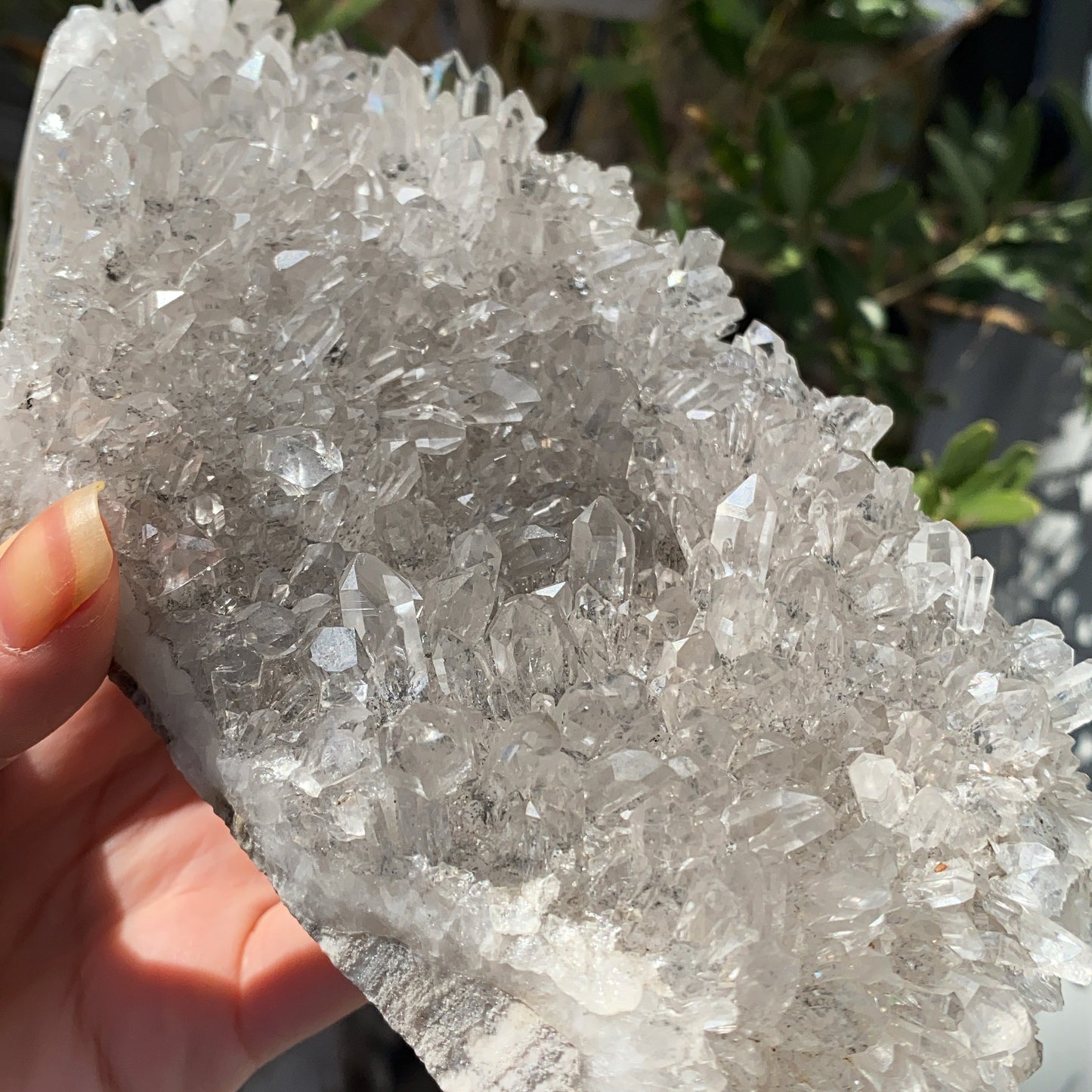 Crystal Clear Quartz Cluster - 855g