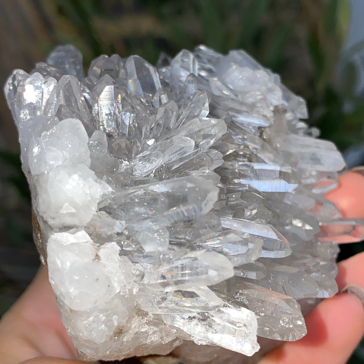Crystal Clear Quartz Cluster - 306g