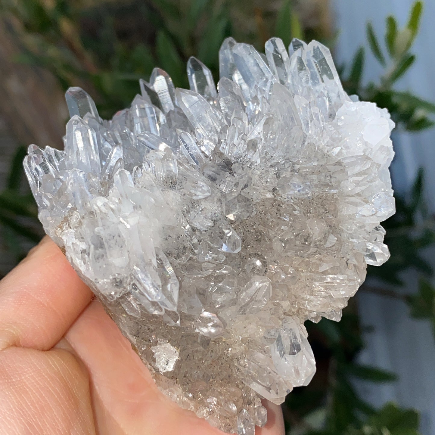 Crystal Clear Quartz Cluster - 306g