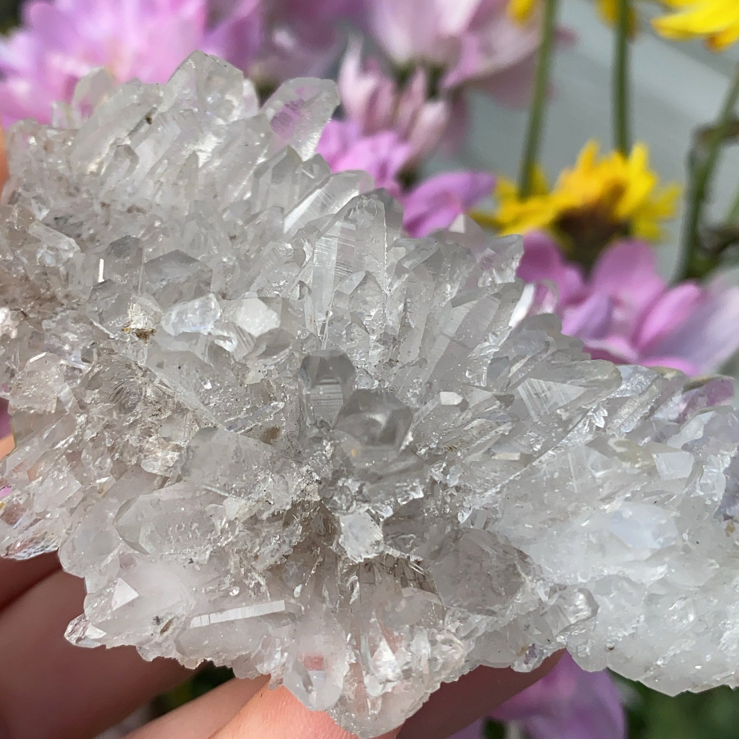 Crystal Clear Quartz Cluster - 188g