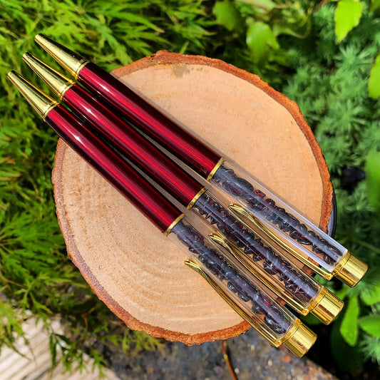 Red Garnet Crystal Writing Pen