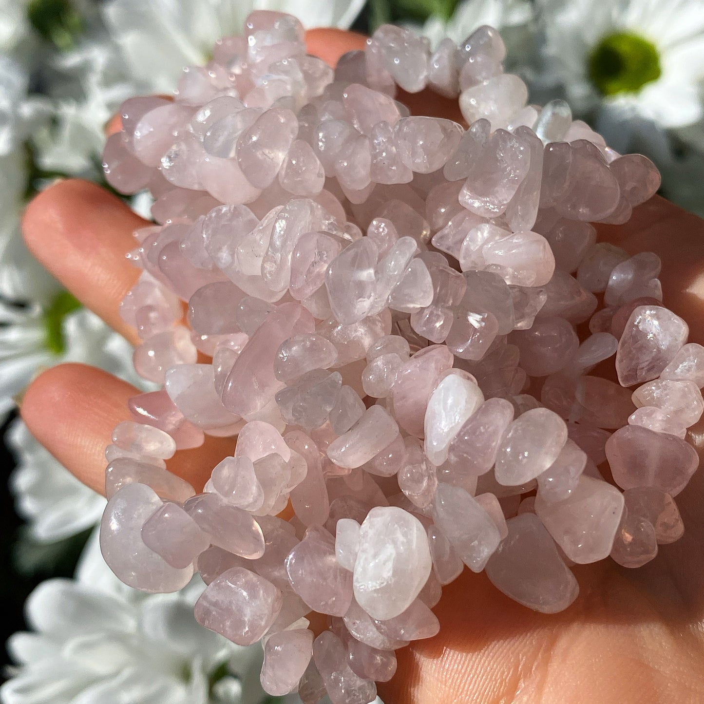 Rose Quartz Crystal Bracelet