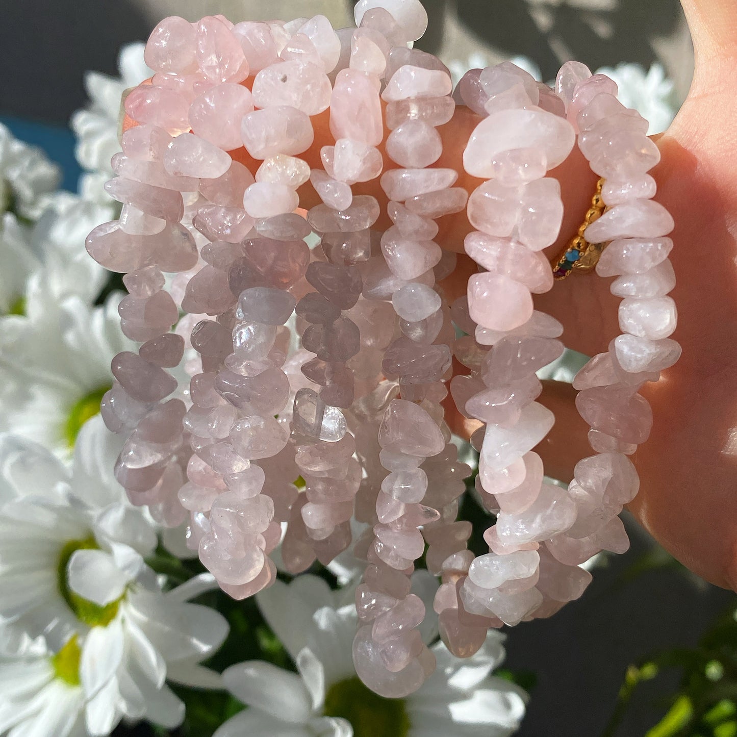 Rose Quartz Crystal Bracelet