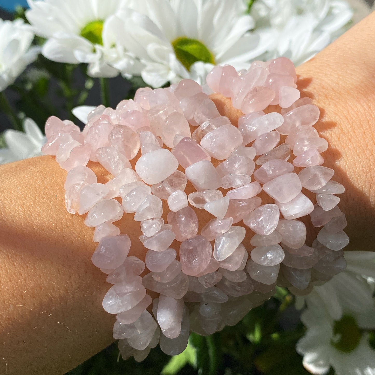 Rose Quartz Crystal Bracelet