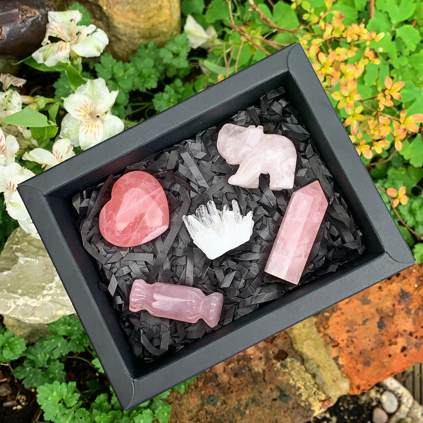 Pink Wisdom Crystal Gift Box