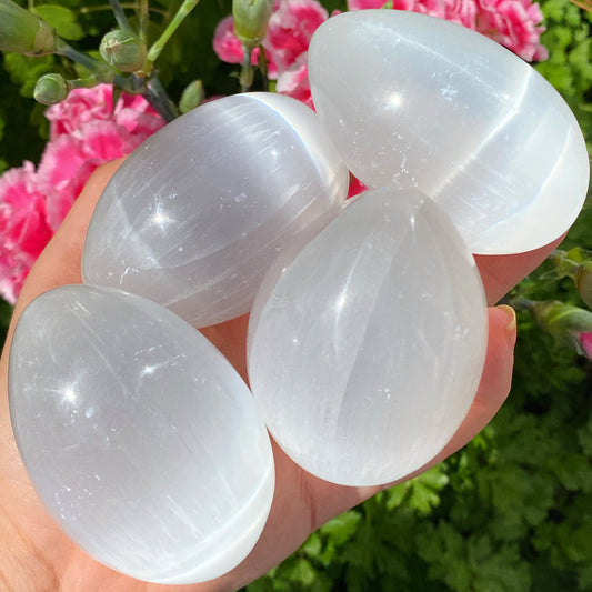 Selenite Crystal Egg