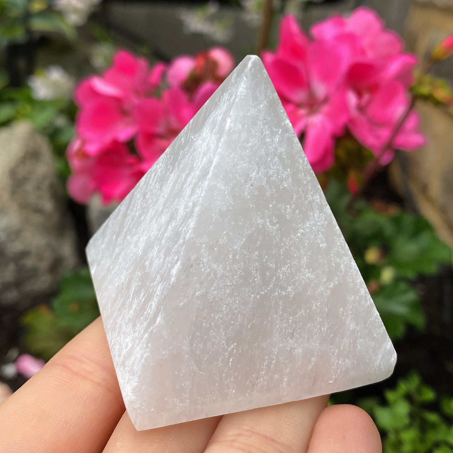 Selenite Crystal Pyramid