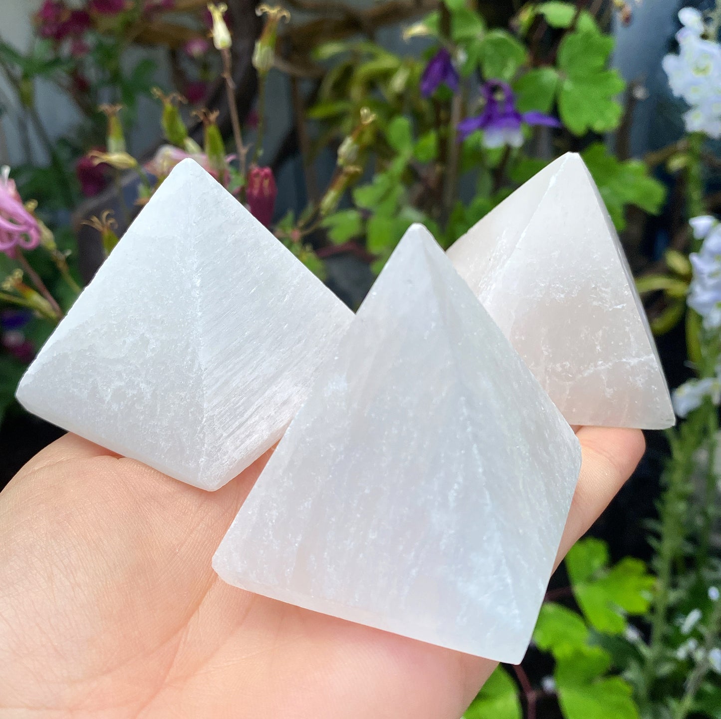 Selenite Crystal Pyramid